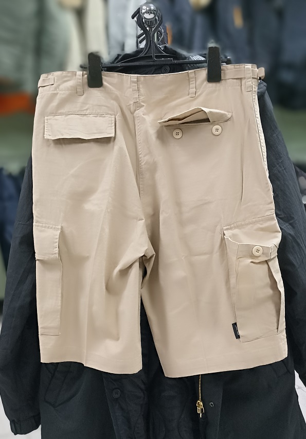  US Bermuda rip-stop prewash khaki