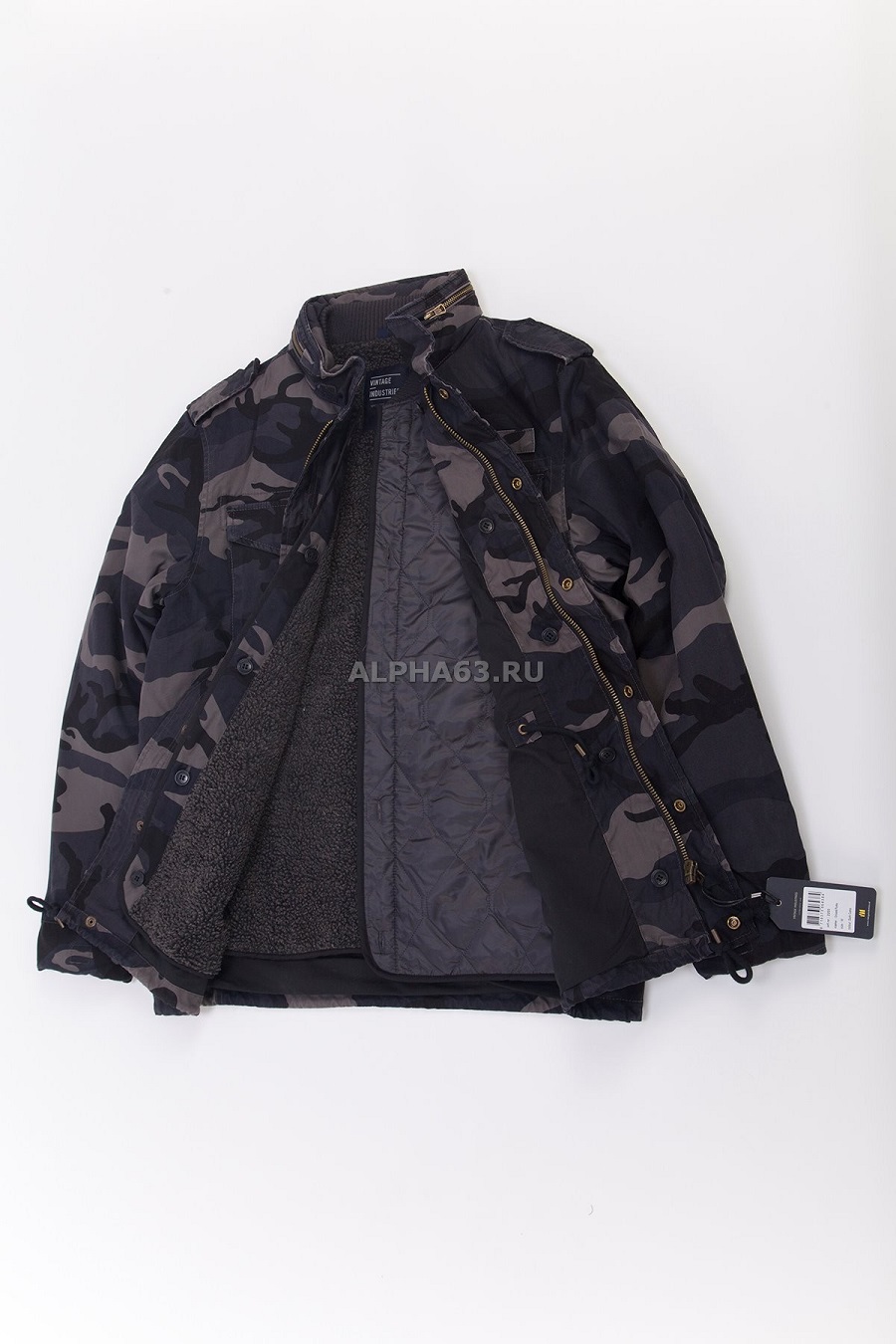   Ground Parka Black amo(Dark Camo)