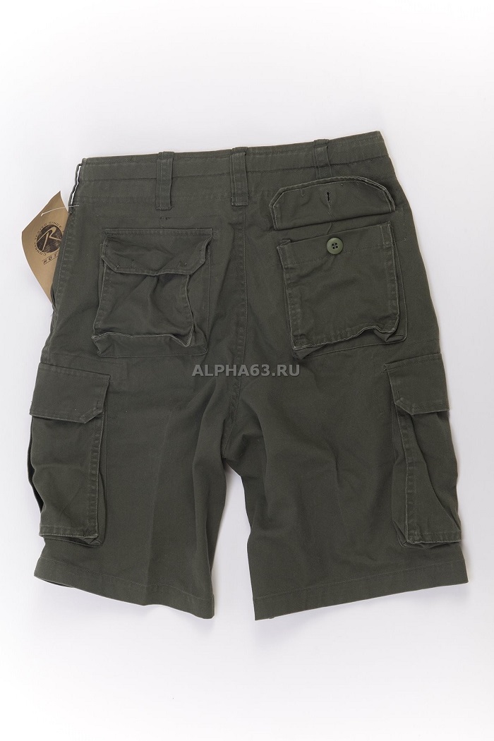  "Vintage Paratrooper Cargo shorts" olive drab