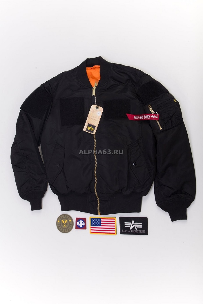 Куртка Flight Jacket МА-1 Flex Black