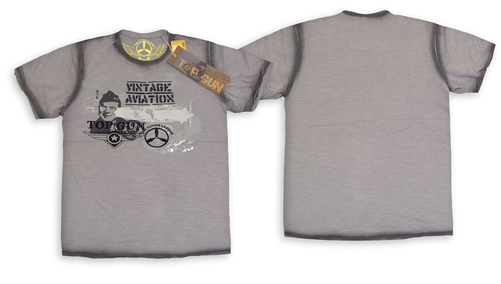  "Vintage Aviation Collage" Gray