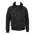 Куртка "Coated Zip Up Front Jacket" Black XRAY XMJ-8214B