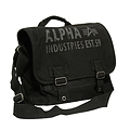 Canvas Courier Bag Alpha Ind. Black